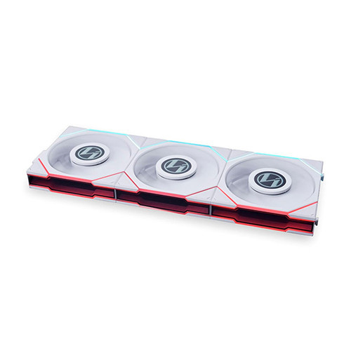 Fan Case Lian Li TL120 LCD Triple pack with controller White (Bộ 3 Fan, Màn Hình LCD)