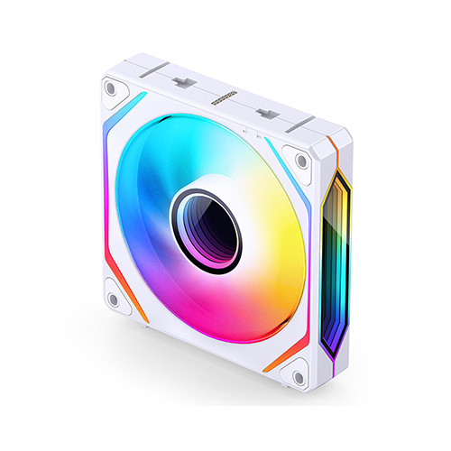 Bộ 3 Quạt JONSBO ZL-120WR (3 IN 1) WHITE infinity REVERSE (Ghép Nối Không Dây, Đào Chiều)