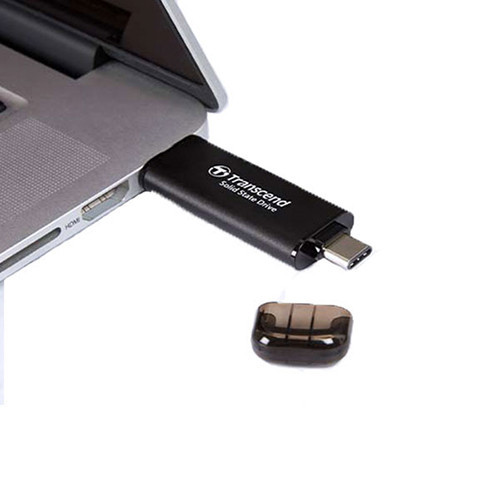 Ổ cứng SSD Transcend 512Gb TS512GESD310C (Type-C và USB3.2/ 1050Mb/s/ 950Mb/s/ Đen)