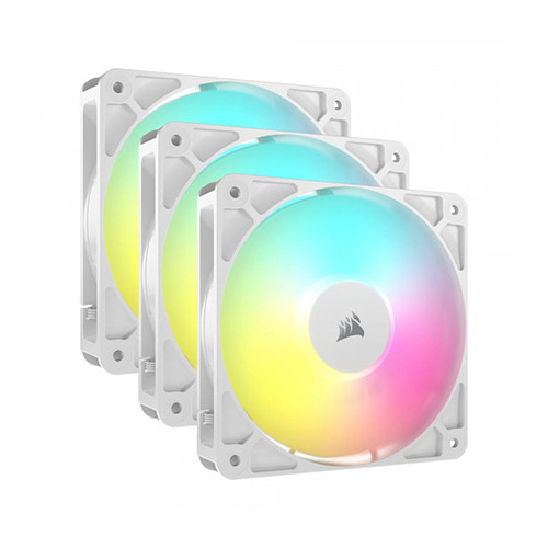 Bộ 3 quạt máy tính Corsair RS120 ARGB White CO-9050185-WW