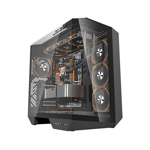 Vỏ Case DarkFlash DY470 Black (ATX, Mid Tower,Màu Đen) Case Bể Cá