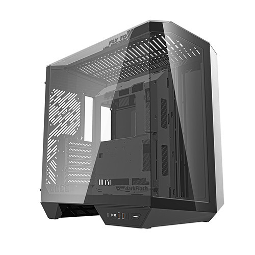 Vỏ Case DarkFlash DY470 Black (ATX, Mid Tower,Màu Đen) Case Bể Cá