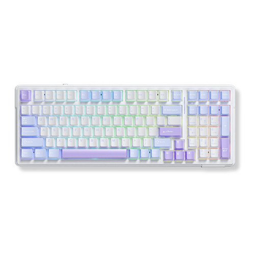 Bàn phím cơ AULA F99 3 Mode Xanh Dương + Trắng + Tím Agile switch