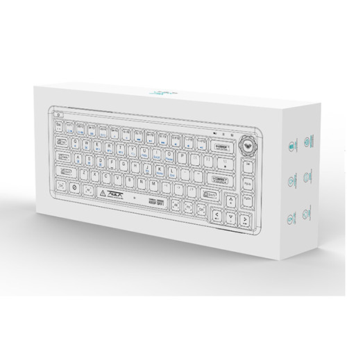 Bàn phím cơ Aula 3 MODE AULA F68 Xanh Lá ICE crystal switch