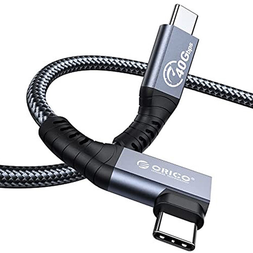 Cáp Thunderbolt4 - 8K Type-C ORICO TBW4-08-GY-BP 80cm