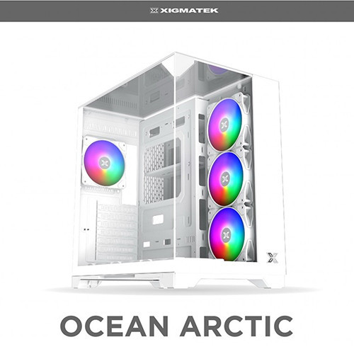 Vỏ Case Xigmatek OCEAN ARTIC EN45370 (ATX, Màu Trắng)