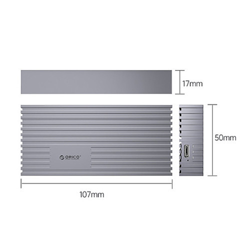 Hộp ổ cứng SSD ORICO USB 4.0 M.2 NVME TypeC - Tốc độ 40Gbps (M234C3-U4)