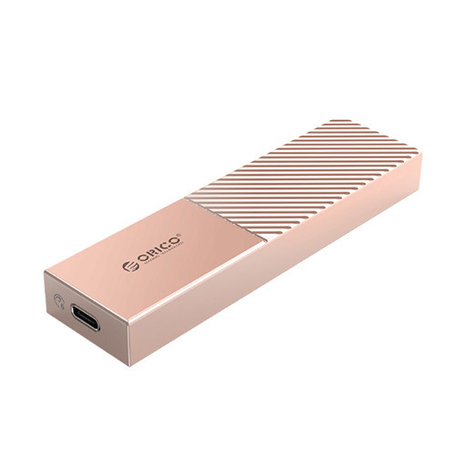 Hộp ổ cứng SSD ORICO M.2 SATA Type C - Tốc độ 6Gbp - Màu Vàng đồng (M205C3-BP)