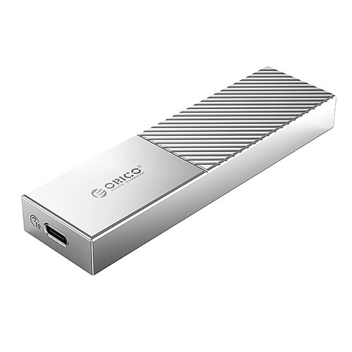 Hộp ổ cứng SSD ORICO M.2 NVME TypeC - Tốc độ 10Gbps - Màu Bạc (M206C3-G2-GY)