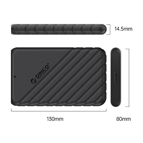 Hộp ổ cứng SSD/HDD ORICO 2.5 inch SATA 3 USB 3.0 (25PW1-U3-BK)
