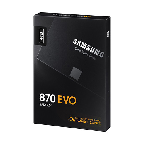 Ổ cứng SSD Samsung 870 EVO 4TB 2.5" SATA 3 (MZ-77E4T0BW)