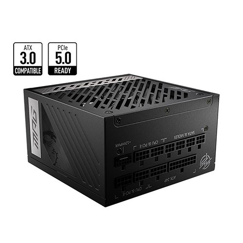 Nguồn Máy Tính MSI MPG A1000G PCIE 5.0 (1000W, 80 Plus Gold, ATX 3.0)