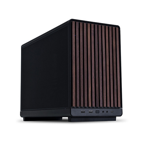 Vỏ Case Mini Lian Li DAN-A3 Black WOOD ( Matx, Mặt Gỗ)