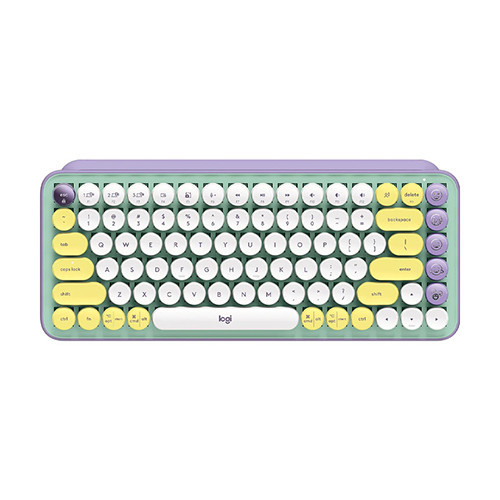 Bàn phím cơ không dây Logitech POP Keys TÍM-TRẮNG (DAYDREAM_MINT)