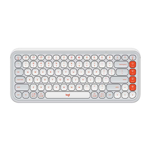 Bàn phím không dây Logitech POP ICON Keys màu trắng (OFF-WHITE)