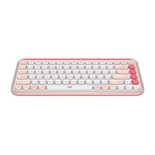 Bàn phím không dây Logitech POP ICON Keys màu hồng (ROSE)