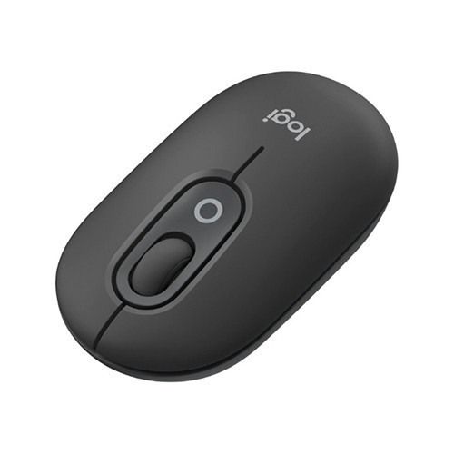 Chuột không dây Logitech POP Emoji Bluetooth màu đen than chì