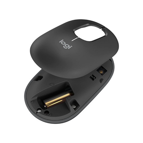 Chuột không dây Logitech POP Emoji Bluetooth màu đen than chì