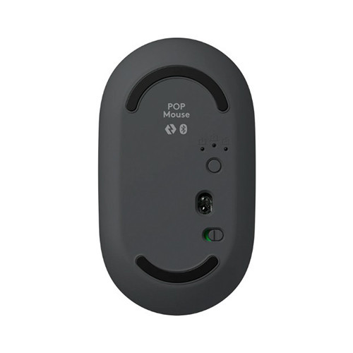 Chuột không dây Logitech POP Emoji Bluetooth màu đen than chì