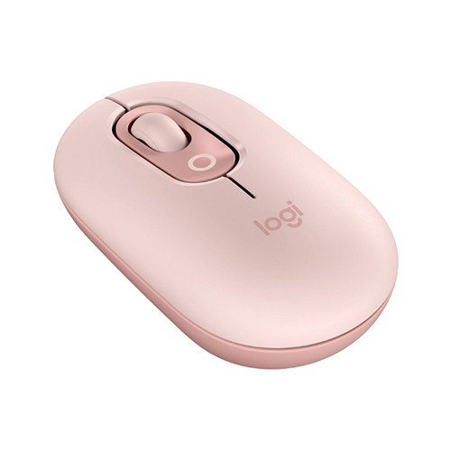 Chuột không dây Emoji Logitech POP Mouse Bluetooth màu hồng (ROSE)