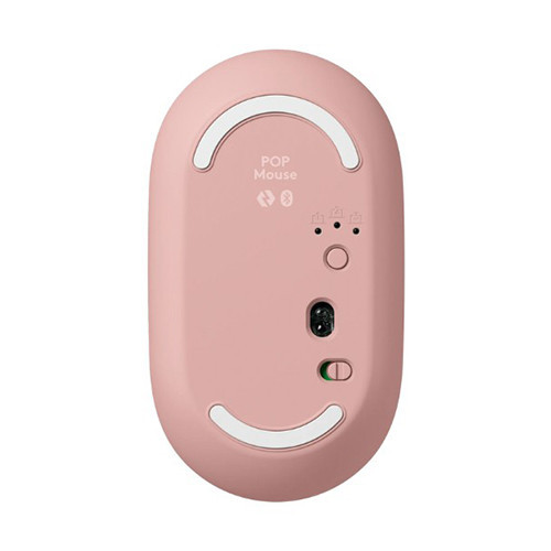 Chuột không dây Emoji Logitech POP Mouse Bluetooth màu hồng (ROSE)