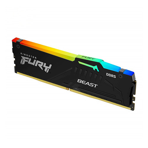 Ram Kingston FURY Beast RGB 16GB (2x8GB) DDR5 5600Mhz (KF556C40BBAK2-16)