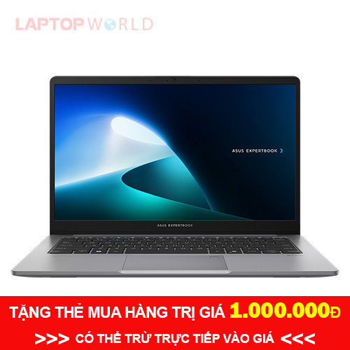 Laptop ASUS ExpertBook P1 P1403CVA-i508-50W (Core™ i5-13420H | 8GB | 512GB | Intel UHD Graphics | 14.0inch FHD | Win11 | Xám)