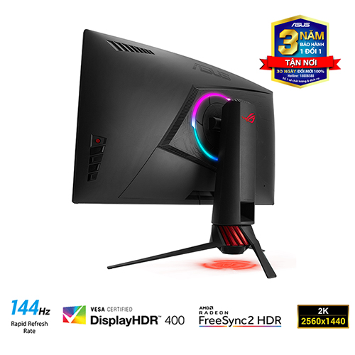 Màn hình Asus ROG Strix XG32VQ 32 inch WQHD HDR 144Hz Aura Sync FreeSync2 Cong