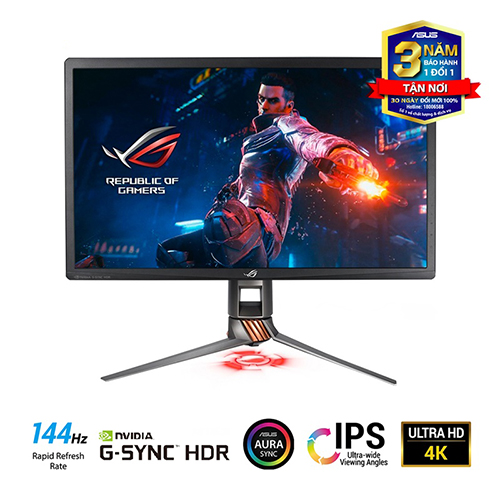 Màn hình ASUS ROG SWIFT PG27UQ 27 inch IPS 4K UHD 144Hz G-SYNC HDR Aura Sync