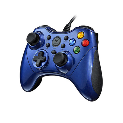 Tay cầm chơi game có dây Rapoo V600 Blue