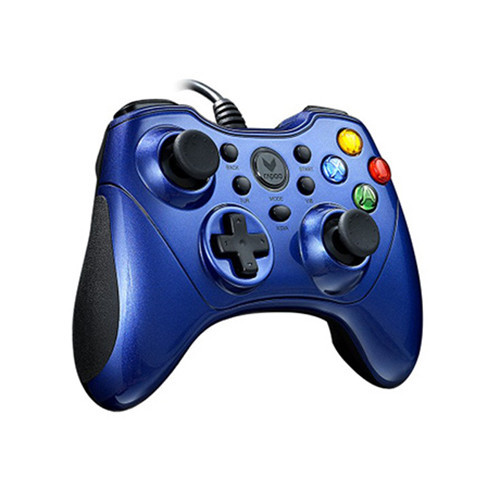Tay cầm chơi game có dây Rapoo V600 Blue