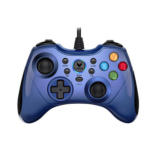 Tay cầm chơi game có dây Rapoo V600 Blue