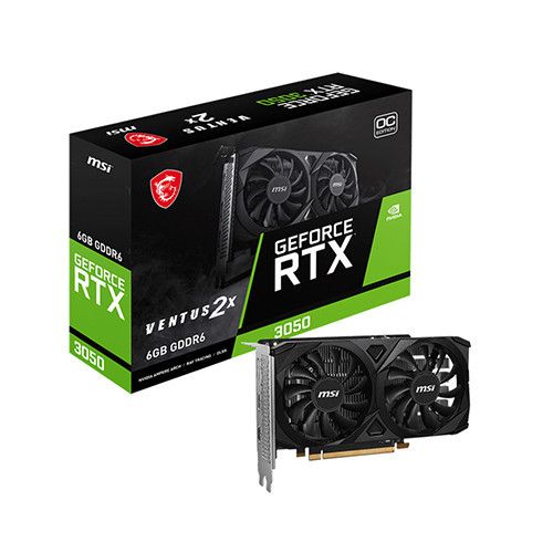 VGA MSI RTX 3050 VENTUS 2X E 6GB OC
