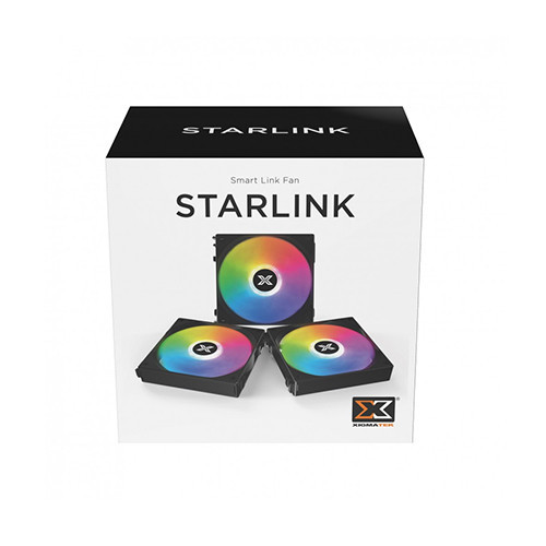Bộ 3 Quạt Tản Nhiệt XIGMATEK STARLINK - EN41303 - ARGB