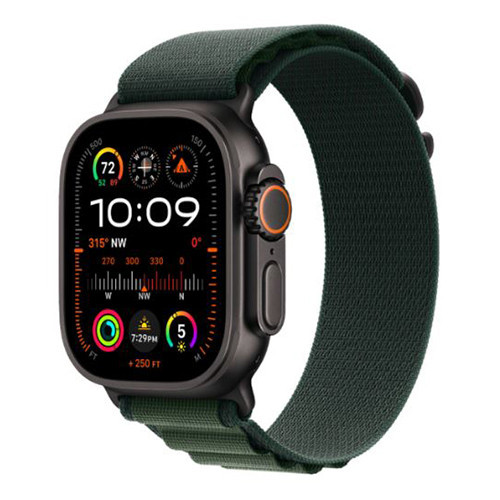 Apple Watch Ultra 2 49mm GPS + Cellular Black Titanium - Dark Green (Apple VN) 