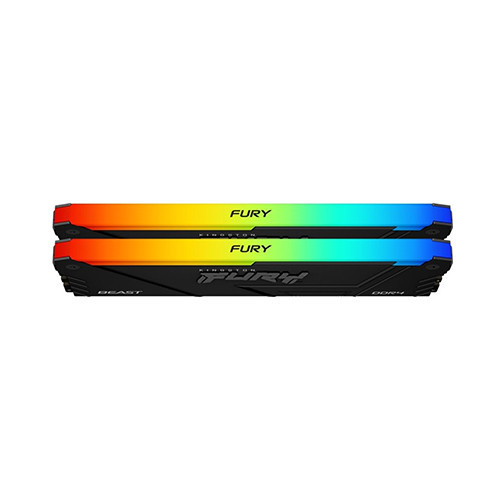 Ram Kingston FURY Beast RGB 16GB (2x8GB) DDR4 3200MHz (KF432C16BB2AK2/16)