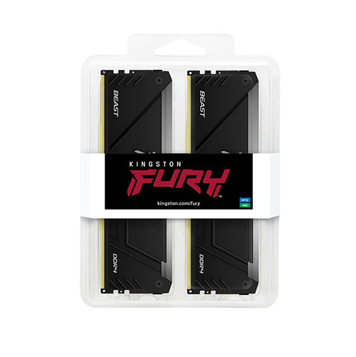Ram Kingston FURY Beast RGB 16GB (2x8GB) DDR4 3200MHz (KF432C16BB2AK2/16)