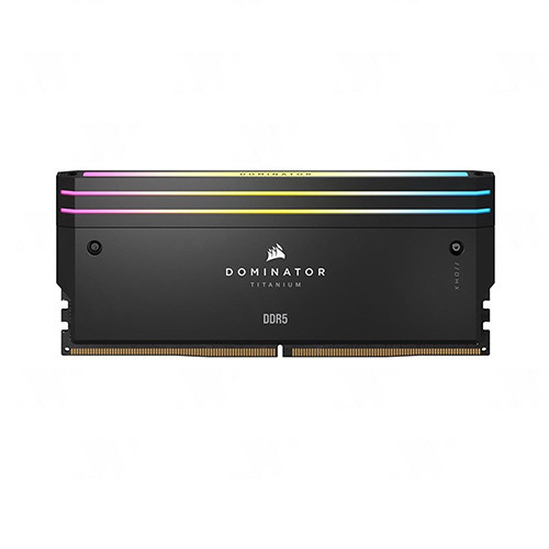 Ram Corsair DOMINATOR TITANIUM RGB 96GB (2x48GB) DDR5 6600MHz Black (CMP96GX5M2B6600C32)