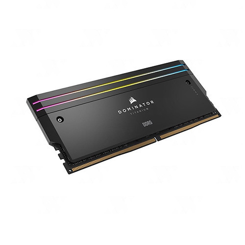 Ram Corsair DOMINATOR TITANIUM RGB 96GB (2x48GB) DDR5 6600MHz Black (CMP96GX5M2B6600C32)