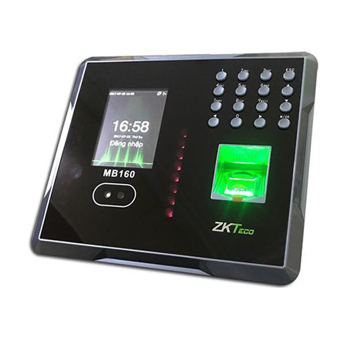 Máy chấm công kiểm soát khuôn mặt, vân tay ZKteco MB160