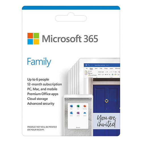 Phần mềm Office Microsoft 365 Family ESD 6GQ-00083 - Keyonline (6 người/ 5 thiết bị/người / 12 tháng)