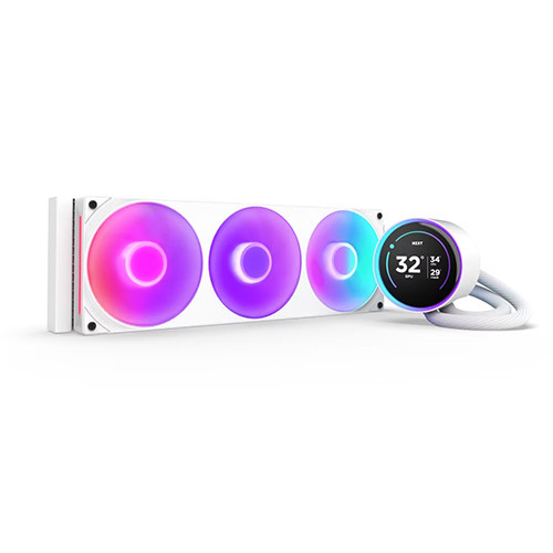 Tản Nhiệt Nước NZXT KRAKEN ELITE 360 RGB V2 White 360mm (RL-KR36E-W2)