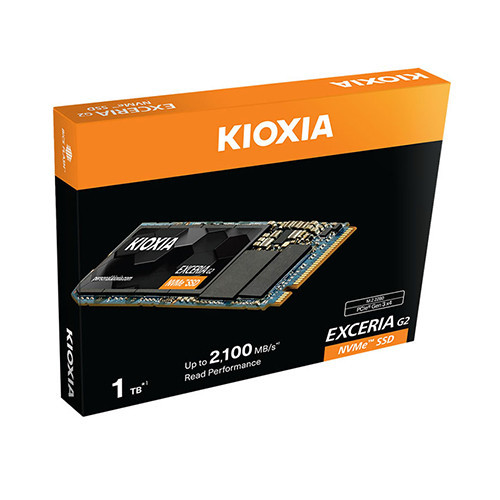 Ổ cứng SSD Kioxia Exceria G2 500GB M.2 2280 PCIe NVMe Gen 3x4 (LRC20Z500GG8)