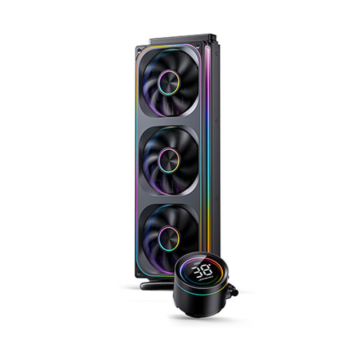 Tản nhiệt nước AIO Jonsbo TH-360 Black (ARGB, Hiển Thị Nhiệt Độ)