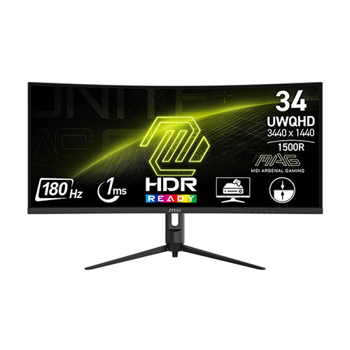 Màn Hình MSI MAG 342CQR E2 (34 inch | VA | UWQHD | 180Hz | 1ms | Cong)