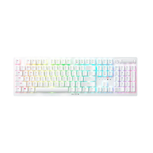 Bàn phím gaming Razer DeathStalker V2 Pro White Edition Clicky Purple Switch (RZ03-04363500-R3M1)
