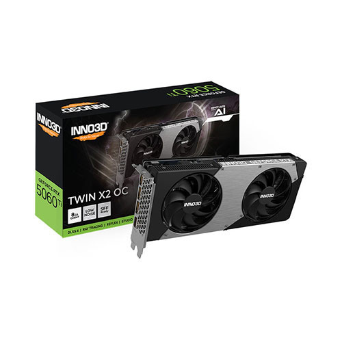 VGA INNO3D GeForce RTX 5060 Ti Twin X2 OC 8GB GDDR7