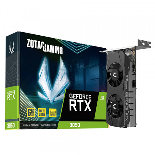 VGA ZOTAC GAMING GeForce RTX 3050 6GB GDDR6 LP (ZT-A30510L-10L)
