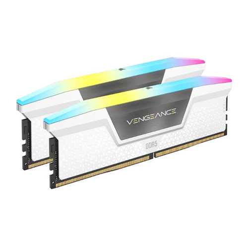 Ram Corsair VENGEANCE RGB 32GB (2x16GB) DDR5 bus 5600MHz White (CMH32GX5M2B5600C40W)