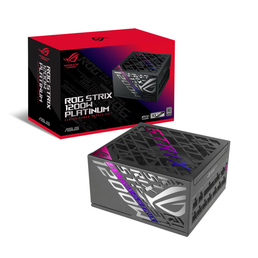 Nguồn Asus ROG STRIX 1200P GAMING 1200W ( 80+ Platinum, ATX3.1, Full Modular)